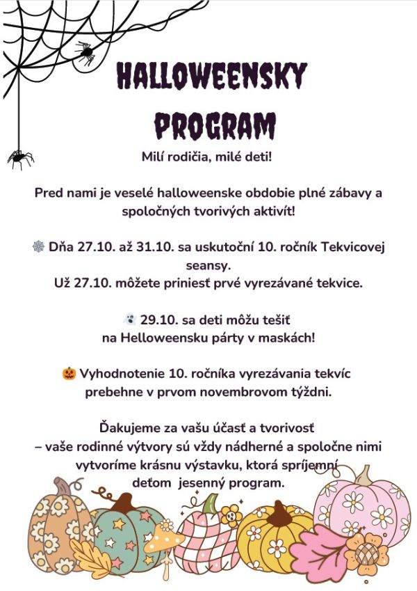 Halloween program